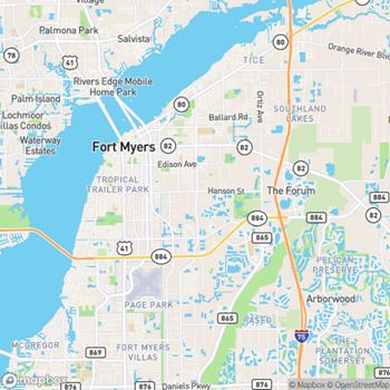 Map Fort Myers 350x350px 