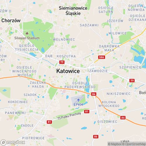 Map Katowice 500x500px 