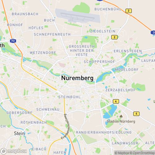 Map Nuremberg 500x500px 